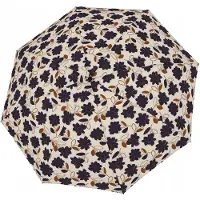 Doppler Fiber Magic Umbrella met bloemenprint, winddicht, beige