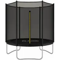 PlayOn Trampoline - Trampoline met Veiligheidsnet - Kinder trampoline - Ø183 cm – Inclusief randbescherming – Water en UV bestendig - Zwart