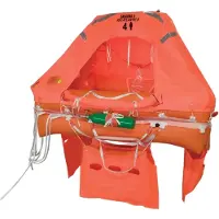 Lalizas Iso Atlantic Ii Bag B Liferaft Oranje 8 Places
