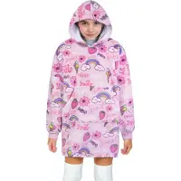 Noxxiez Knuffelhoudie Medium - Kinderpullover - Schattig design - Fleece
