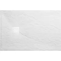 Wiesbaden Douchebak Stonea Antislip Composiet 90x160x3 cm Inkortbaar Mat Wit