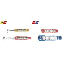 Spit COLORTECH UNI PLUG 5x30 - 100 ST MET SCHROEF