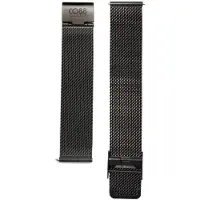 CO88 Collection Horlogeband 8CS-30004 Mesh - 18 mm - Milanese Horlogebandje - Zwart