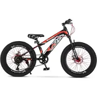 Velo Urban 22 Inch Kinder Mountainbike – 7-speed Shimano – Schijfremmen – Rood & Zwart