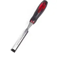 Proplus Houtbeitel - Soft Grip Handvat - Gehard Staal - 19 mm - Rood/Zwart