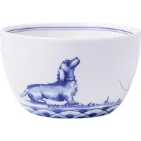 Heinen Delfts Blauw Schaal Nhaan Blauw / Wit D 9,5 H 5,5 Cm
