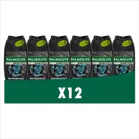 Palmolive 12x Men 3-in-1 Body Face Hair Refreshing Etherische Eucalyptusolie Zeezoutextract 250 Ml