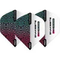 Red Dragon Peter Wright Hardcore Premium Snakebite White & Rainbow - Dart Flights