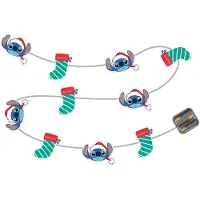 Arditex STITCH Kerstlichtjes - Christmas Lighted Garland - 10 LED - 1,65m