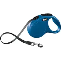 Flexi rollijn classic tape blauw S 5 mtr