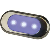 Sea-dog Line Surface Mount Courtesy Led Light Zilver 12V