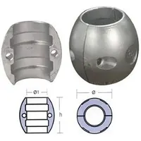 Tecnoseal Collar Anode Zilver 76.2 mm