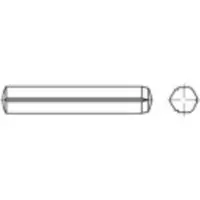 Toolcraft 136303 Cilindrische kerfstift (Ø x l) 8 mm x 32 mm Staal 100 stuk(s)