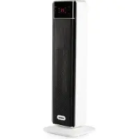 Domo DO7358H, keramisch, 1,63 meter, voor binnen gebruik, vloermodel, zwart, wit, LED