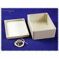 Hammond Electronics RP1240 Universele behuizing 165 x 125 x 75 Polycarbonaat Grijs 1 stuk(s)