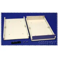 Hammond Electronics 1598HGY Instrumentbehuizing 280 x 200 x 40 ABS Grijs 1 stuk(s)
