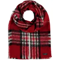 Fraas sjaal Cashmink stole with pattern Red rood veelkleurig