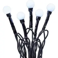 Hellum 576771 Motief lichtketting Kogel Buiten werkt op het lichtnet Aantal lampen 80 LED Neutraalwit Verlichte lengte: 7.9 m Timer