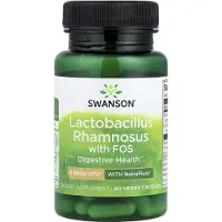 Swanson Health - Lactobacillus Rhamnosus met FOS, 5 miljard CFU - 60 capsules