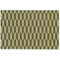 MuchoWow Deurmat 90x60 cm - Droogloopmat Patroon - Abstract - Groen - Vlakken - Mat voor binnen - Schoonloopmat - Deurmatten met print - Inloopmat