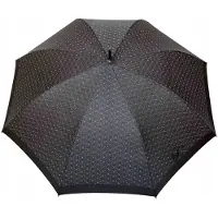 Parasol Klassieke Herenparaplu met 3D Mozaïek Patroon - Zwart