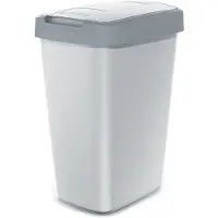 Prosperplast Compacta Q Afvalbak Grijs 12L