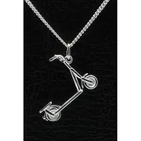 MOOYE ® - Collectie Zilveren Step ketting hanger