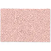 MuchoWow Deurmat 90x60 cm - Droogloopmat Zalmroze - Strepen - Patroon - Mat voor binnen - Schoonloopmat - Deurmatten met print - Inloopmat