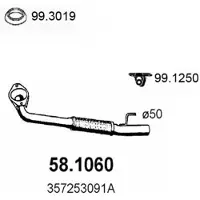 ASSO 58.1060 Voorpijp