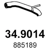 ASSO 34.9014 Voorpijp