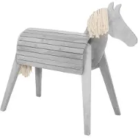 Roba Houten Speelpaard Outdoor grijs