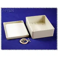Hammond Electronics RP1280 Universele behuizing 186 x 146 x 75 Polycarbonaat Grijs 1 stuk(s)