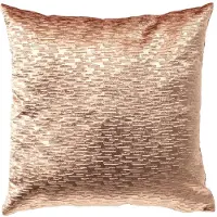 Dutch decor JADI - sierkussen 45x45 cm - met glans - Tawny Brown - bruin - Inclusief binnenkussen