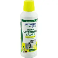 Heitmann Pure Citroenzuur Vloeibaar 500 ml – 100% Citric Acid Ontkalker – Tegen Kalkaanslag voor Huishoudelijke apparaten