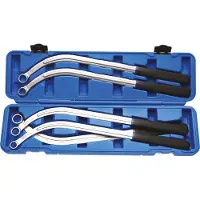 Bgs Spanpoeliesleutelset Twaalfkantig SW 13 - 19 mm 5-delig.
