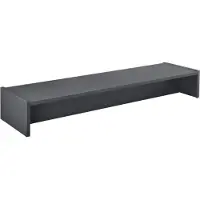 En.casa Monitorstandaard verhoger 100x27x15 cm donkergrijs