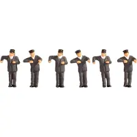 Noch 36281 N Machinisten stoomlocomotief figuren Geverfd, Staand