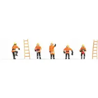 Noch N Oranje beschermende kleding Geverfd, Staand