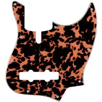 Boston M5V-310-WCO pickguard, Sire Marcus Miller V-series 5-string, 3 ply, wild cat orange