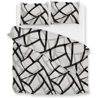 Zohome Zo Home Dekbedovertrek Flanel Serena - grey 240x200/220cm