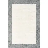 Beliani KABRI - Badmat - Beige/Grijs - 60 x 90 cm - Katoen