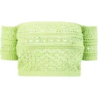 Mymo Gebreide top lichtgroen