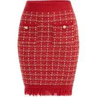 Faina Rok rood / wit