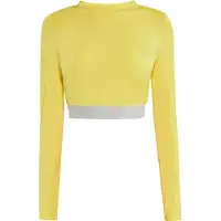 Mymo Functioneel shirt geel / grijs