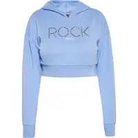 Mymo Sweatshirt lichtblauw / zilver / wit