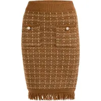 Faina Rok bruin / wit