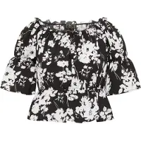 Faina Blouse zwart / wit