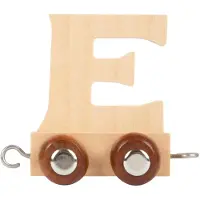 Small Foot - Houten Lettertrein - E - 12 stuks