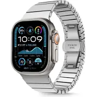 TechProtection Linkband Apple Watch 49 / 46 / 45 Mm Schakelbandje Zilver