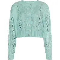 Mymo Gebreid vest 'Keepsudry' opaal